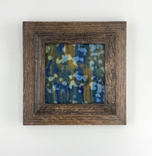 Load image into Gallery viewer, "Confetti" Stained Glass in Oak Frame