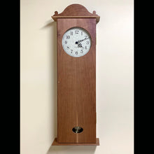 Load image into Gallery viewer, Aged Cherry Coffin Clock