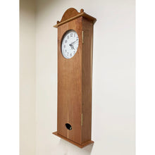 Load image into Gallery viewer, Aged Cherry Coffin Clock