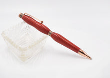 Load image into Gallery viewer, "Shelby" Pink Ivory & Rose Gold Twist Pen