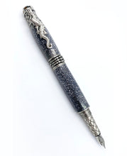 Load image into Gallery viewer, Silver Dragon Fountain Pen