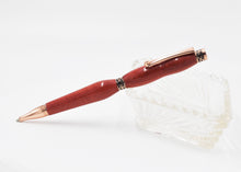Load image into Gallery viewer, &quot;Shelby&quot; Pink Ivory &amp; Rose Gold Twist Pen
