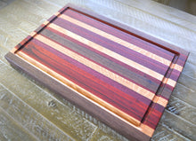 Load image into Gallery viewer, Premiere Exotic Cutting Board w/ Juice Groove
