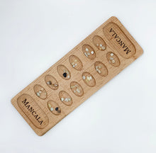 Load image into Gallery viewer, Curly Cherry Mancala Board &amp; Stones
