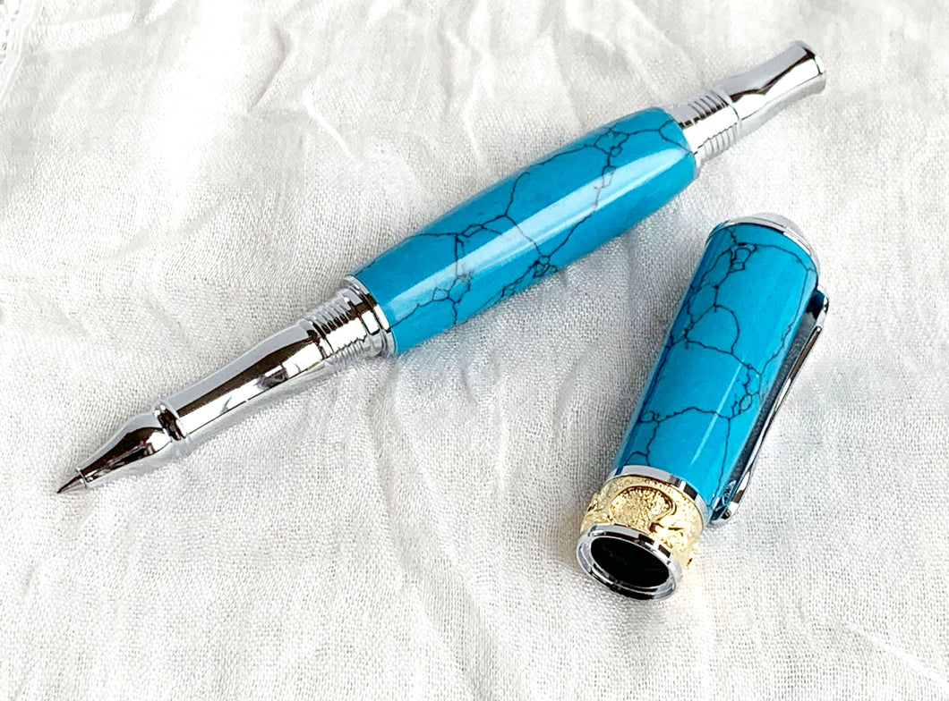 Sea of Tranquility Turquoise Broadwell Pen